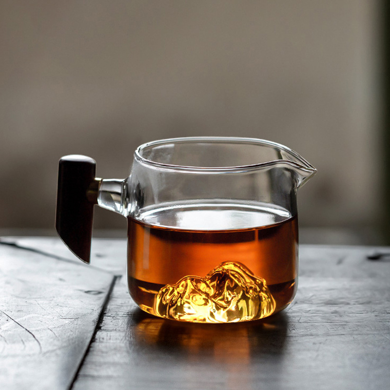 玻璃觀山公道杯
