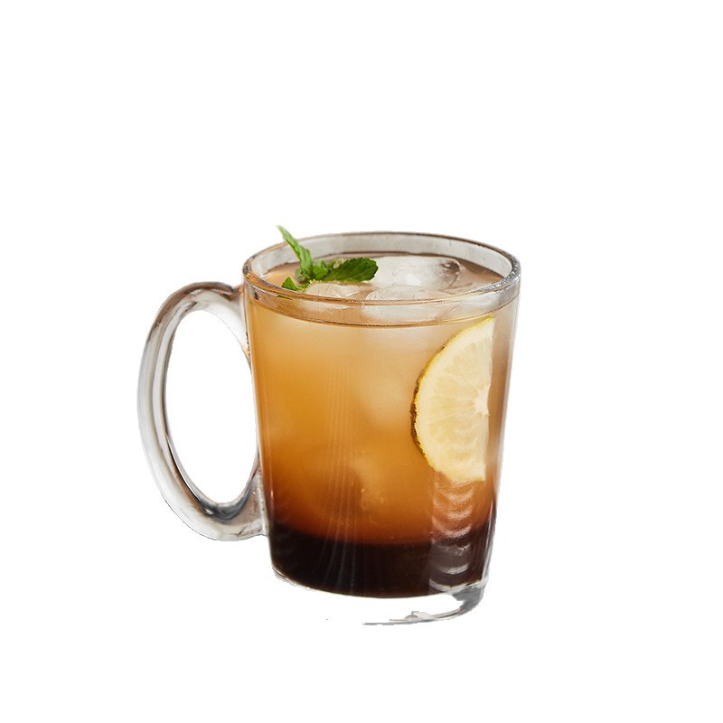 帶把INS透明玻璃杯