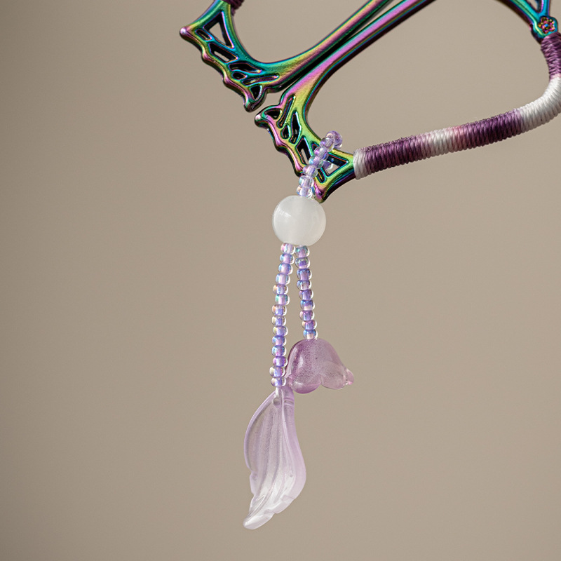 手工編織復古梅花小茶剪