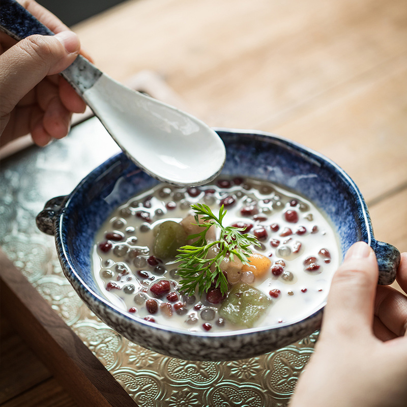 日式陶瓷雙耳碗