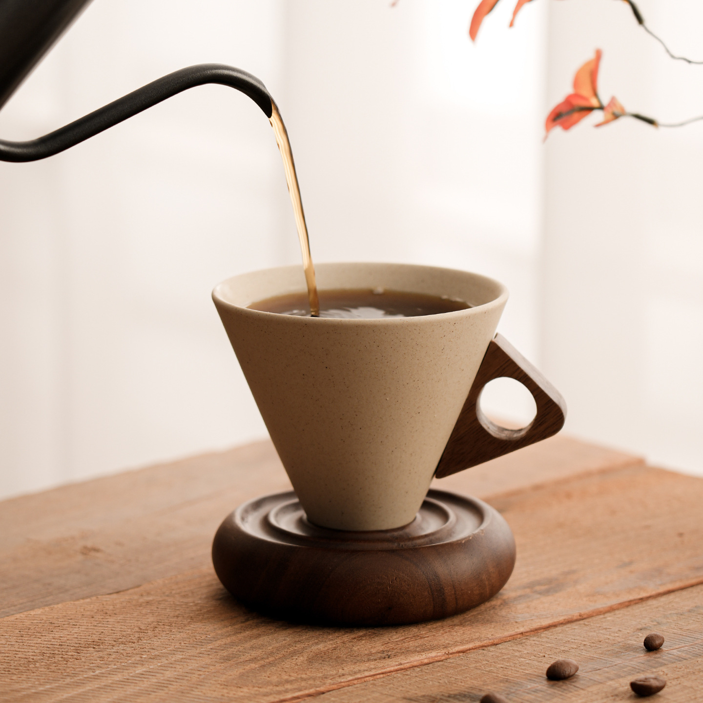 陶瓷拿鐵雪糕筒咖啡杯套裝