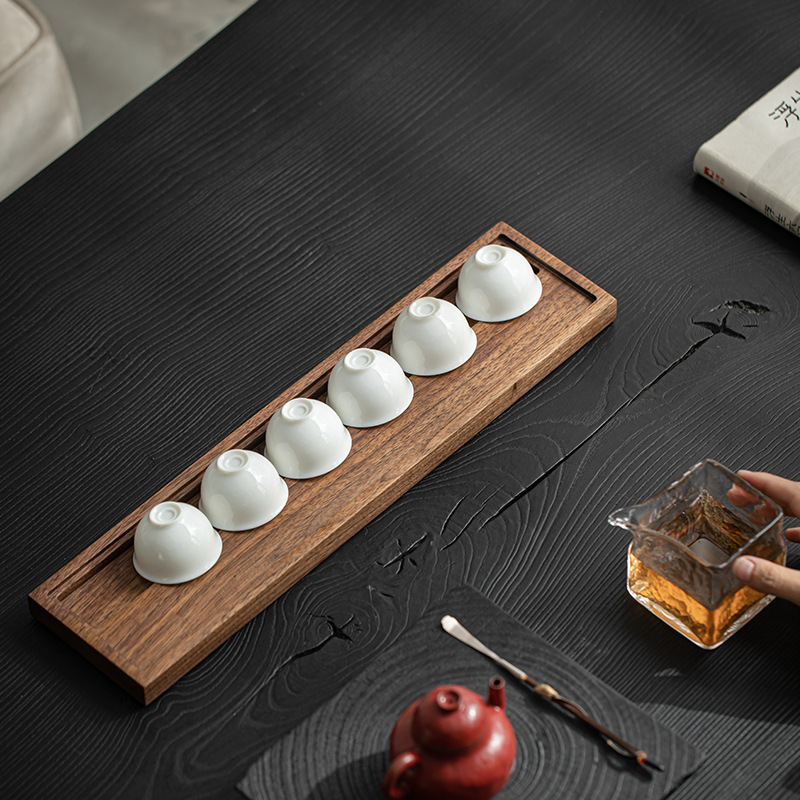 胡桃木茶杯架子