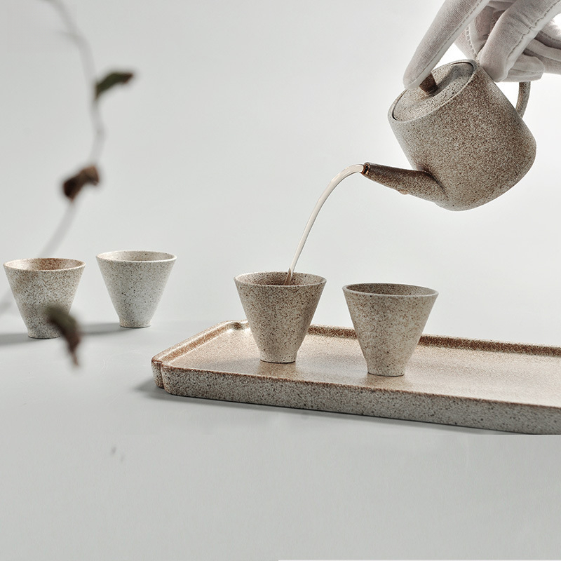 黑陶旅行茶具套裝