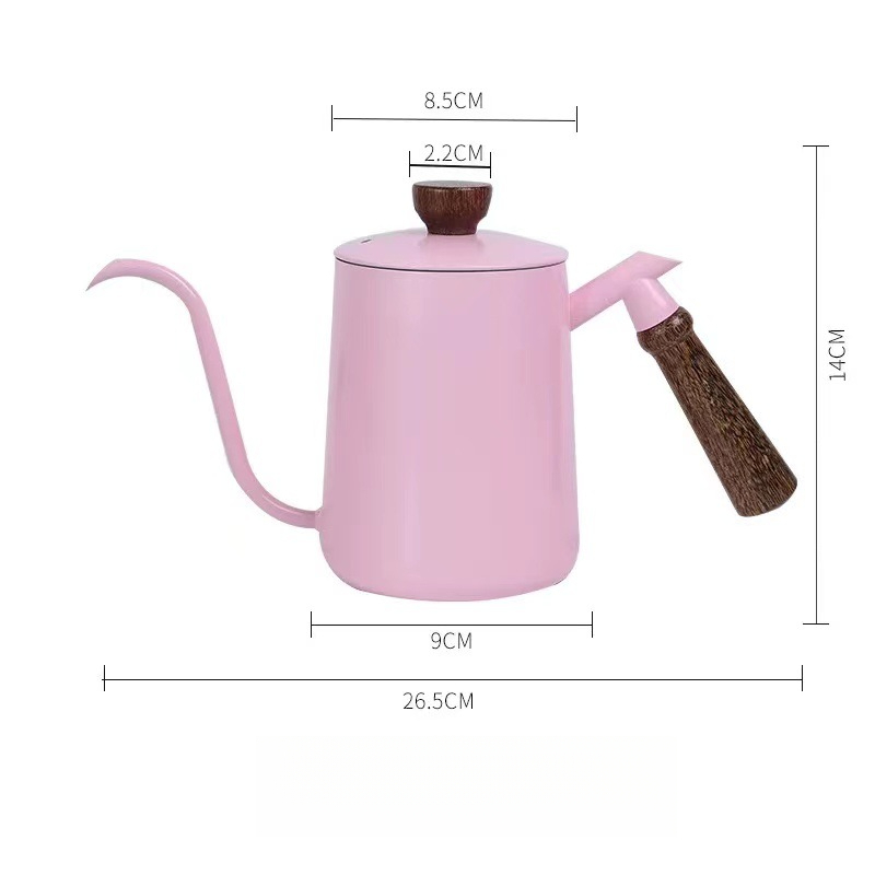 特氟龍長嘴木柄手沖壺