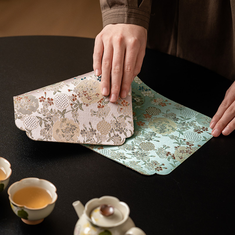 石竹花雙面小茶席