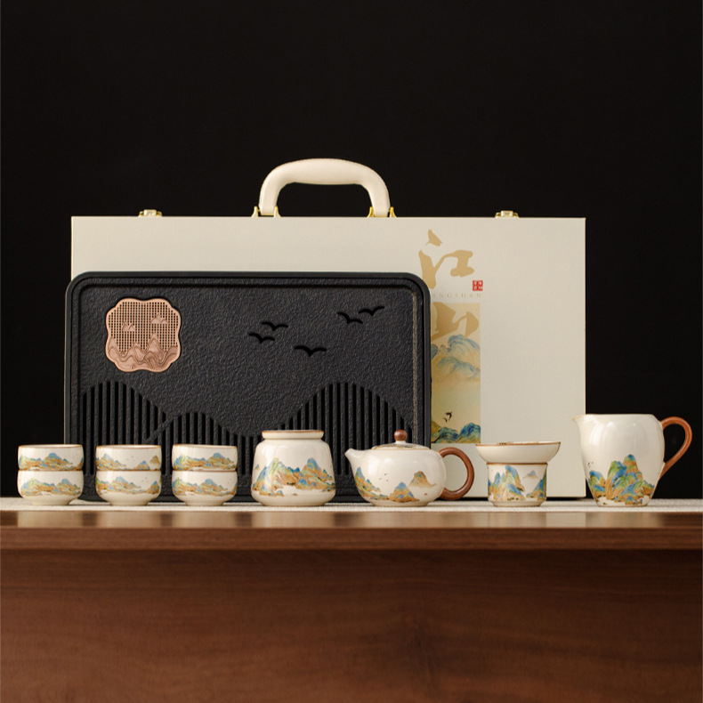 汝窯江山茶具套裝