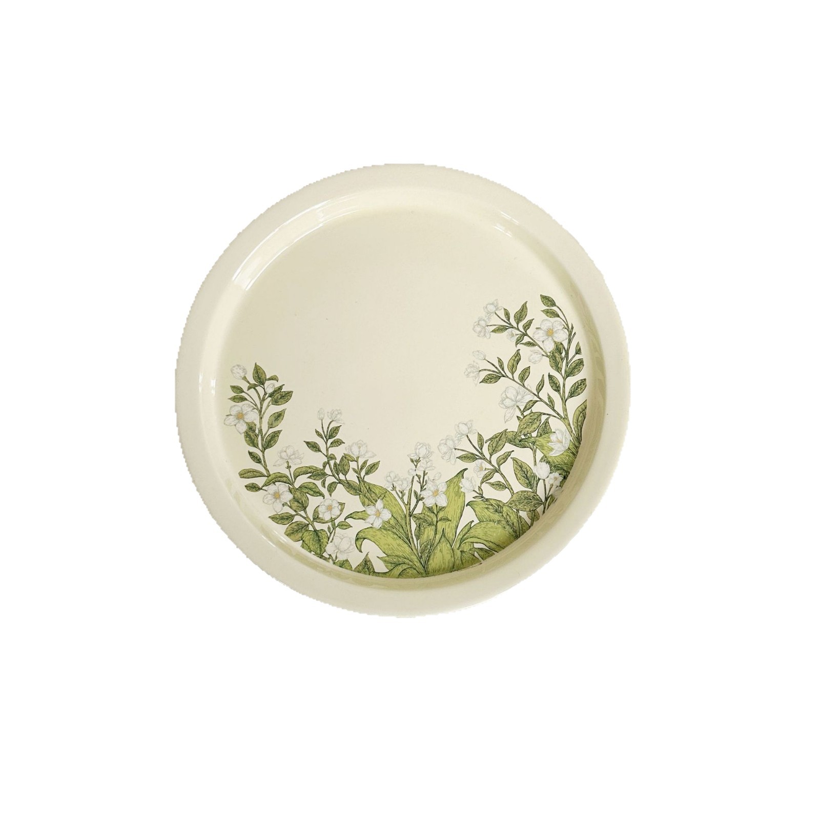 復古花卉8英吋陶瓷湯盤