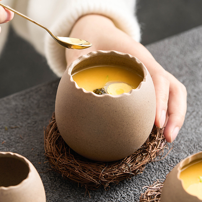 蛋殼造型蒸蛋碗