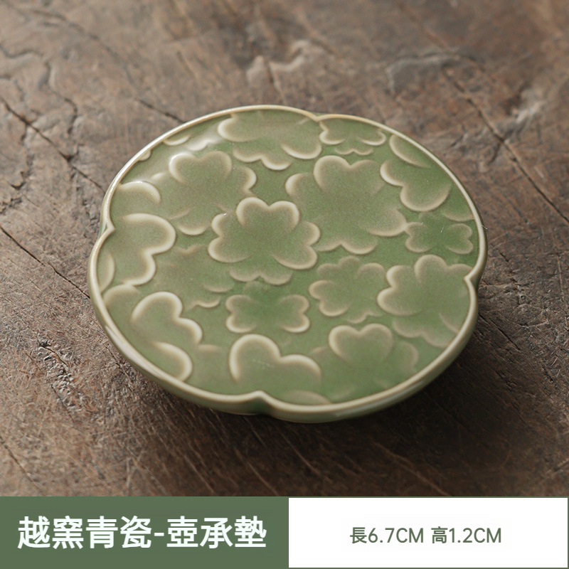 越窯青瓷壺承墊
