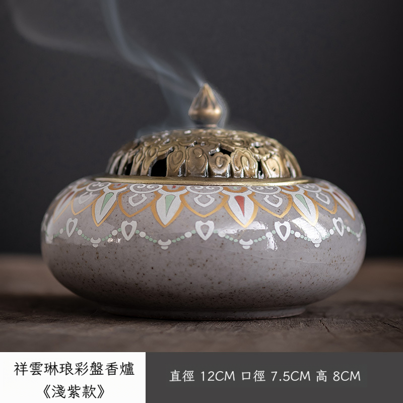 盤香爐琳瑯彩