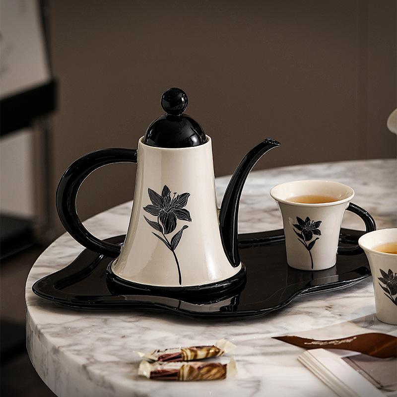 家用輕奢高檔陶瓷水具禮盒