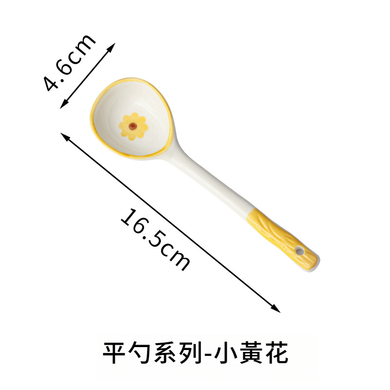 日式長柄喝湯小勺子