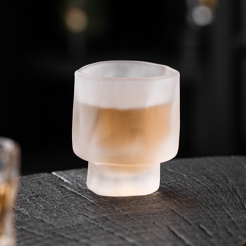 高腳折紙玻璃杯