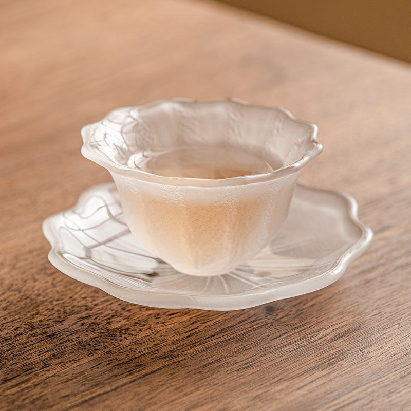 水晶玻璃花瓣杯