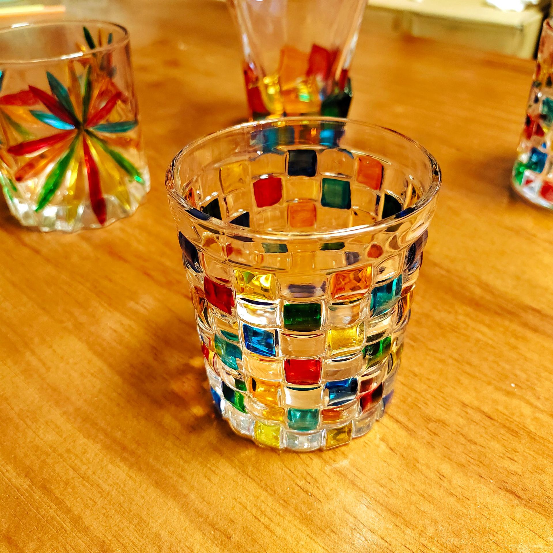 高顏值創意彩繪玻璃杯