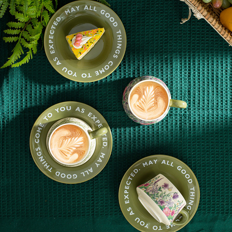 秘密花園咖啡杯陶瓷禮盒