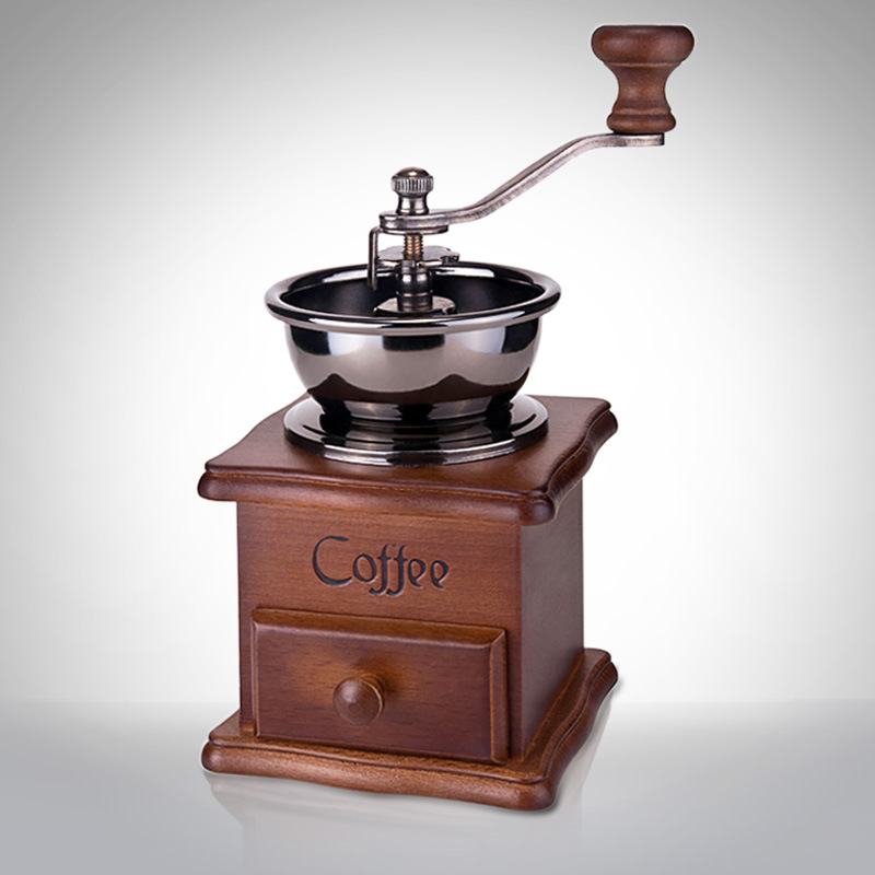 復古可調節粗細手搖研磨機