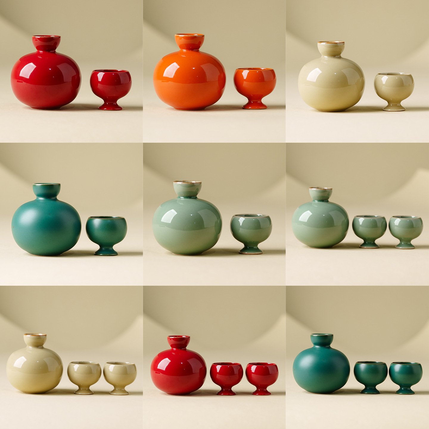 葫蘆酒壺酒杯套裝