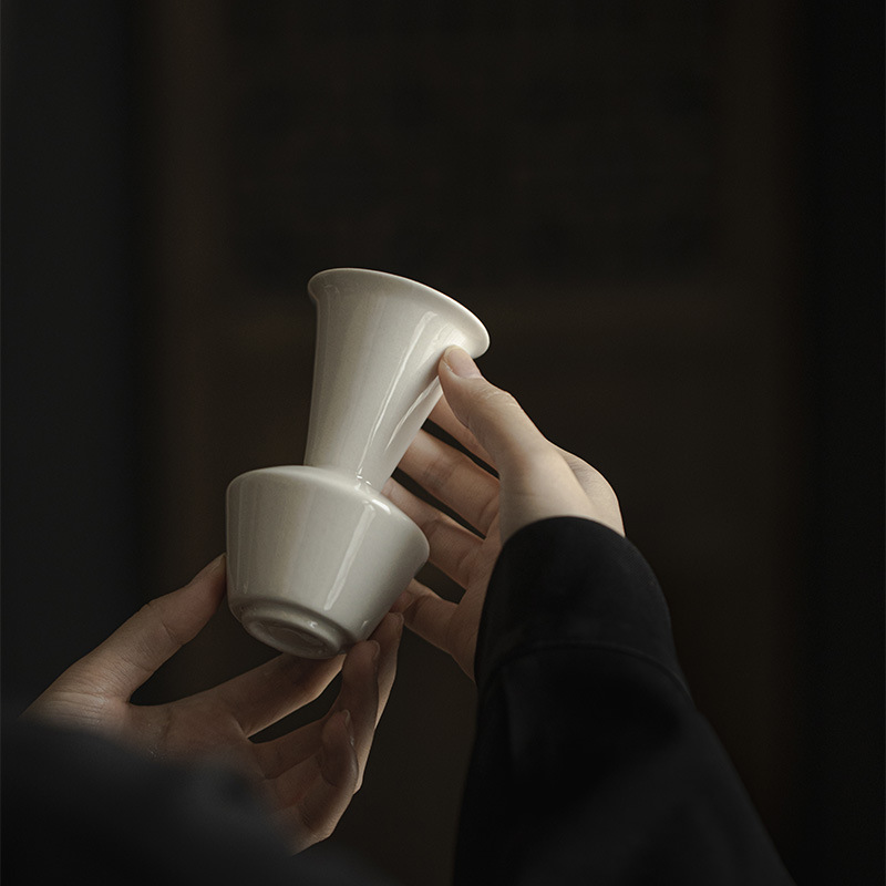 草木灰古泥花瓶茶道配件