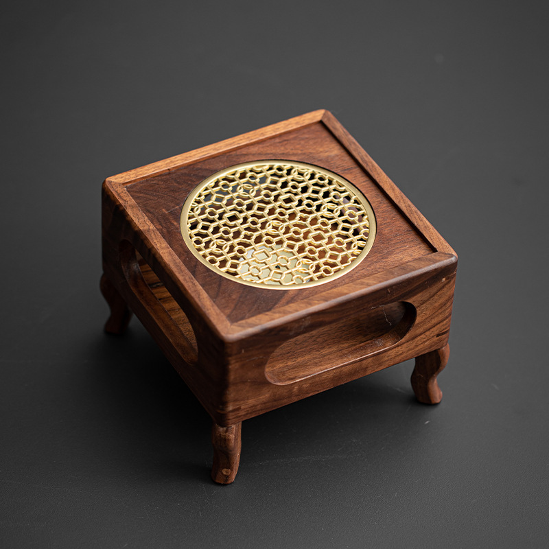 黑胡桃木溫茶爐