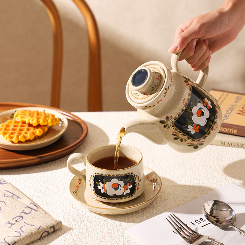 山茶花茶壺禮盒套裝