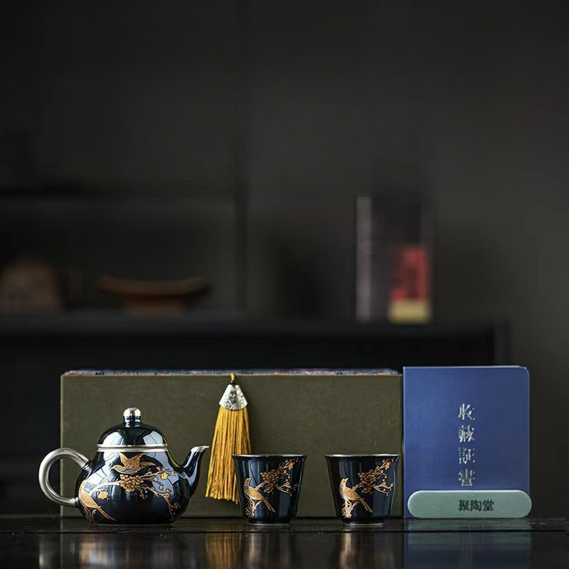 999鎏銀茶具套裝