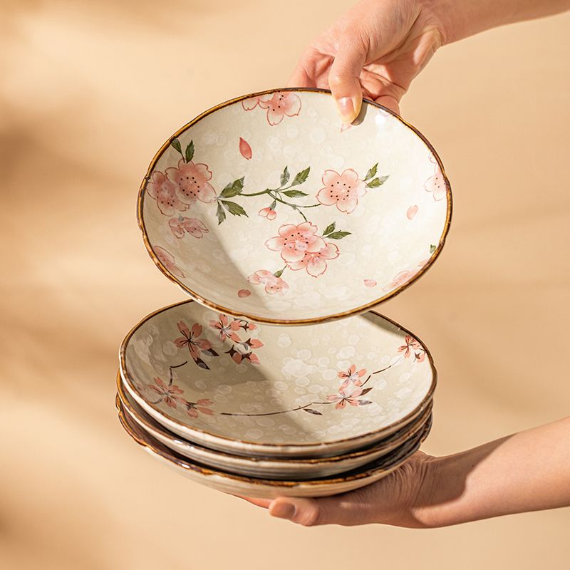 日式浪漫櫻花方盤