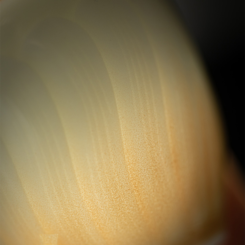 花瓣紋漸變色陶瓷茶杯