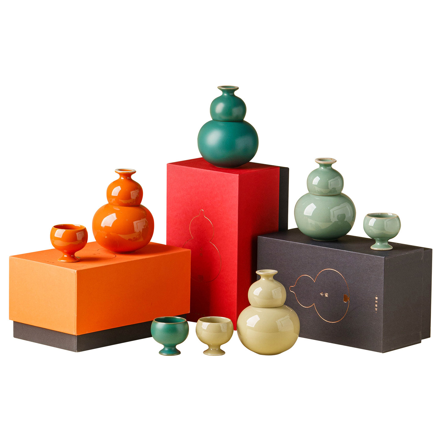 葫蘆酒壺酒杯套裝