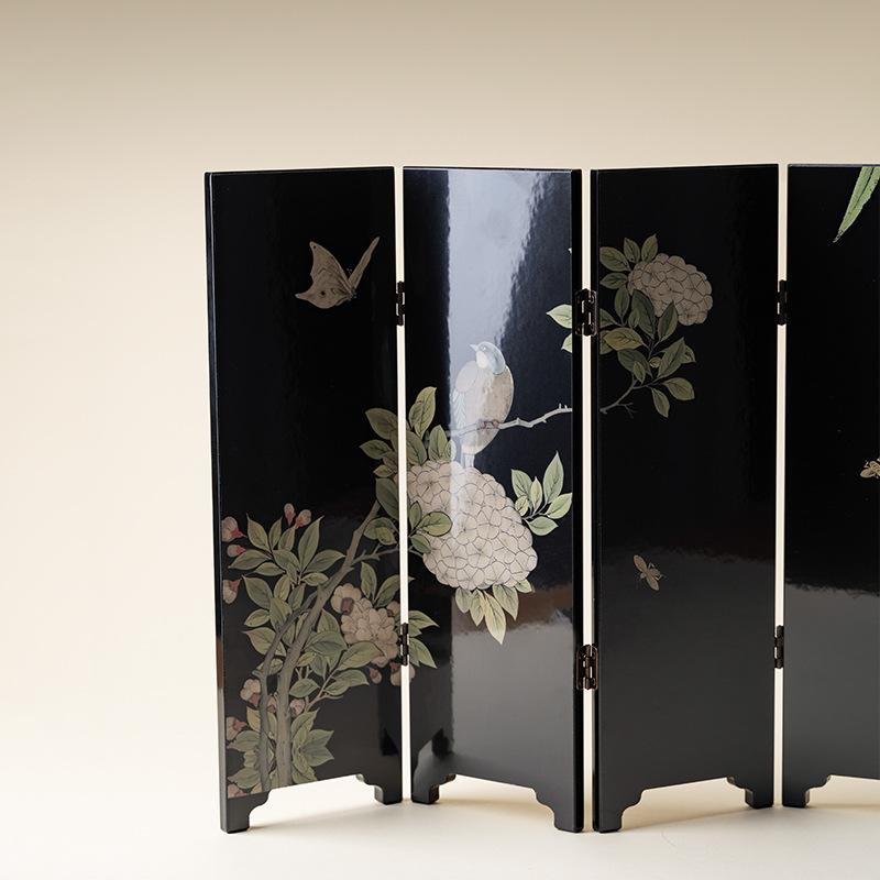 空間茶桌雙面小屏風