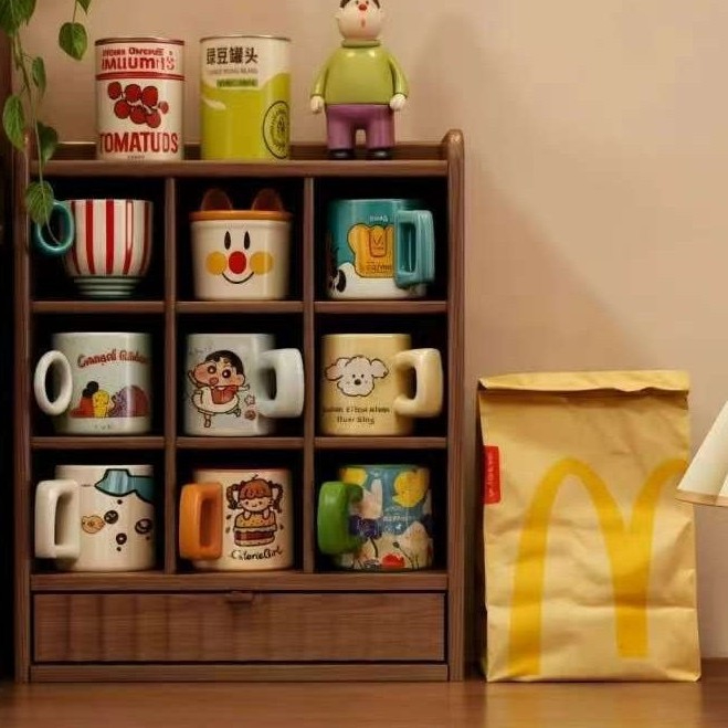 實木杯架水杯架茶杯櫃置物架