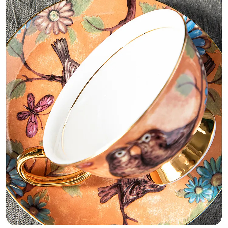 歐式田園風咖啡杯碟套裝