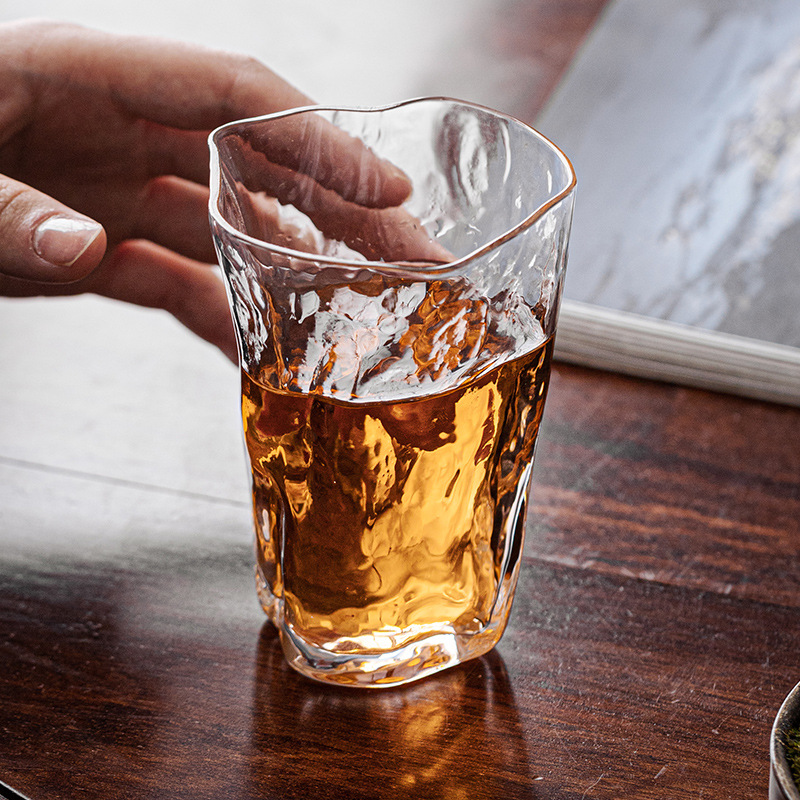 日式手作水晶玻璃杯