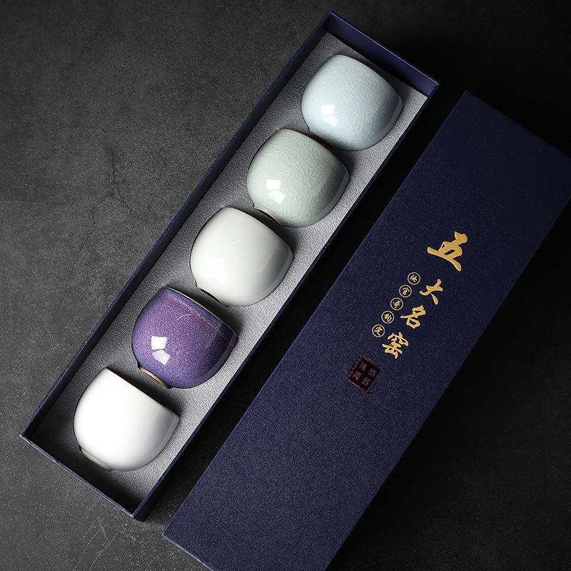 五大窯陶瓷品茗杯