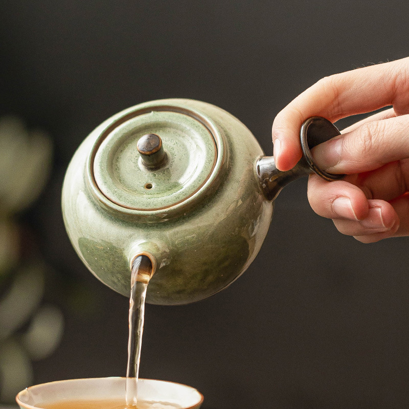 窯變星空側耳傾聽壺