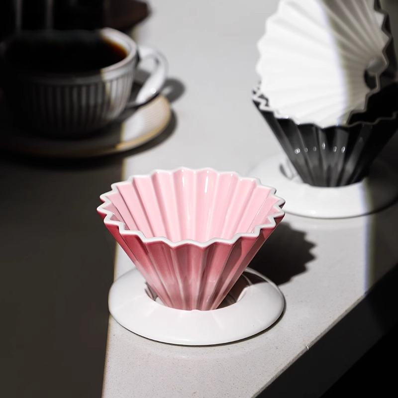 漸變折紙陶瓷濾杯