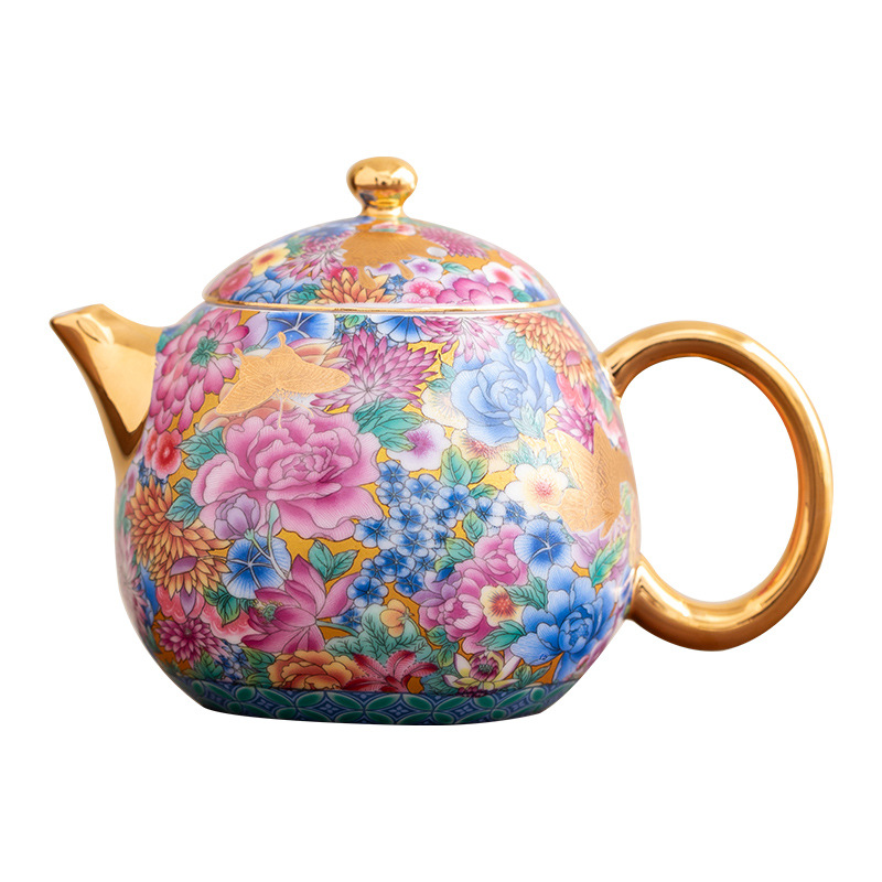 琺瑯彩芳華珠顏壺