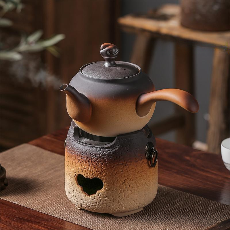 罐罐茶煮茶器炭火圍爐煮茶壺家用室內陶瓷茶具戶外烤茶碳爐子