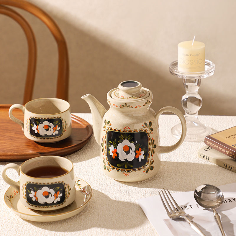 山茶花茶壺禮盒套裝