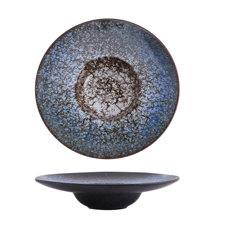 陶瓷日式草帽盤