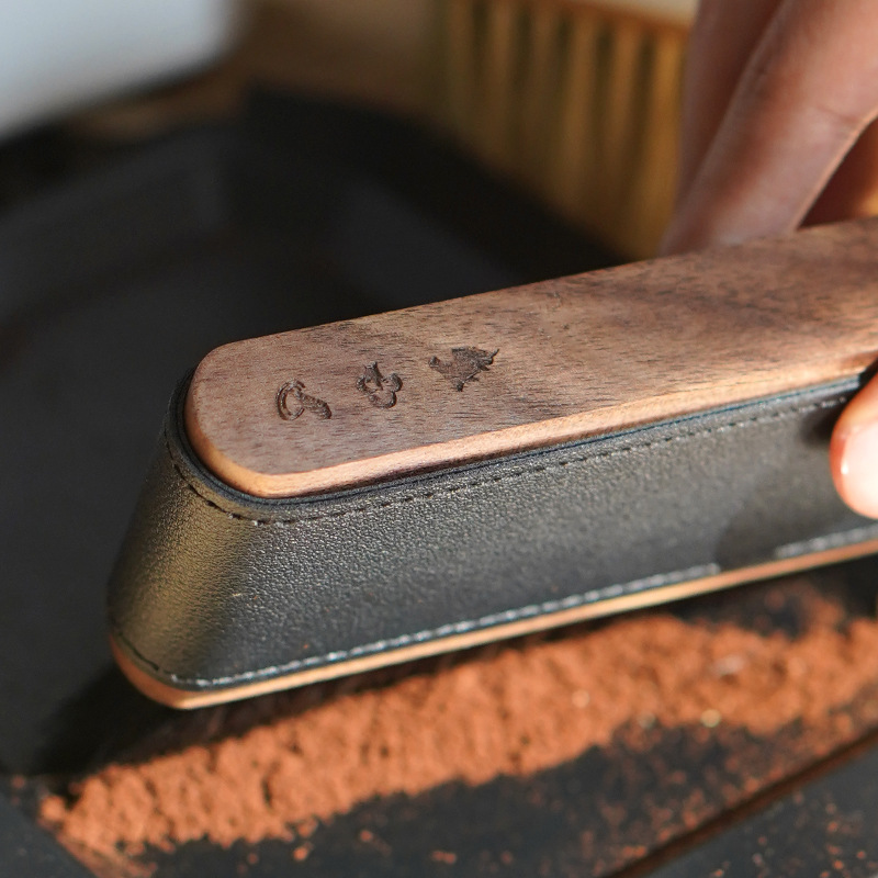 碼鬃毛實木咖啡桌面清潔刷