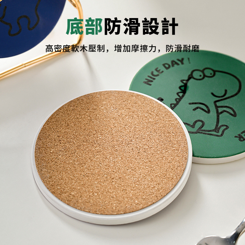 恐龍卡通隔熱墊