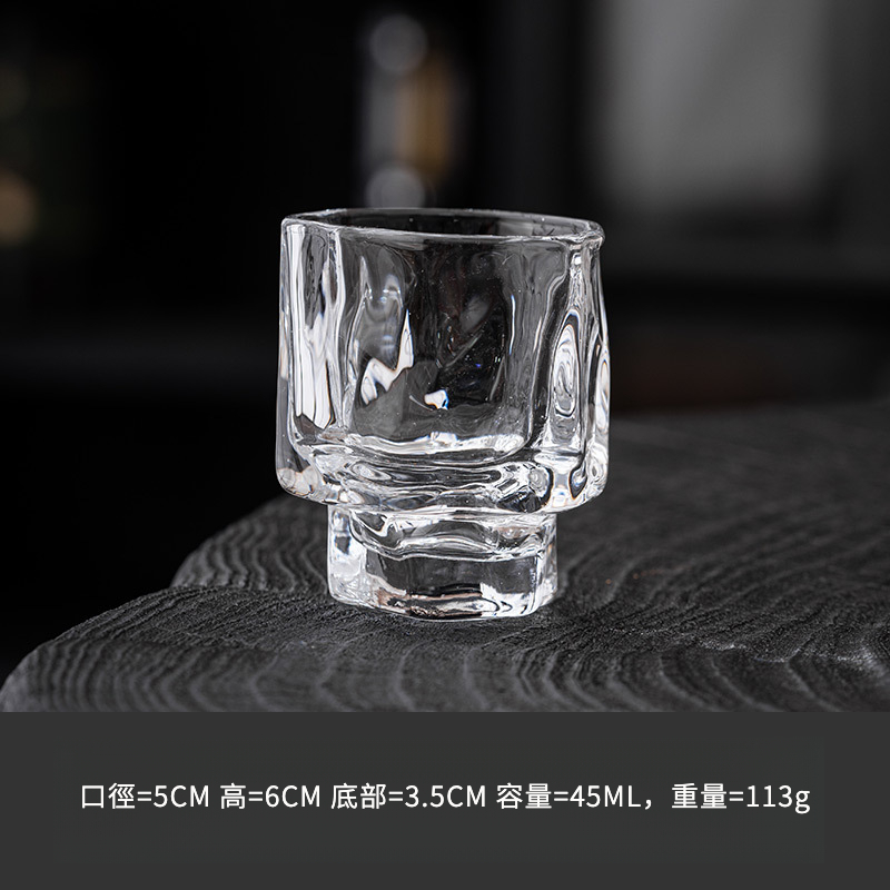 高腳折紙玻璃杯