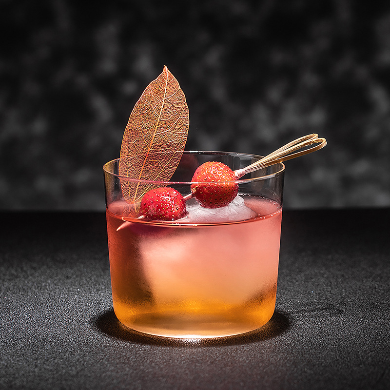 水晶雞尾酒拿鐵咖啡杯