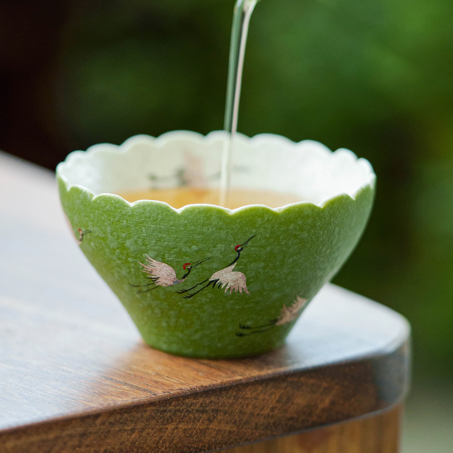 小青柑鶴舞長空小茶杯