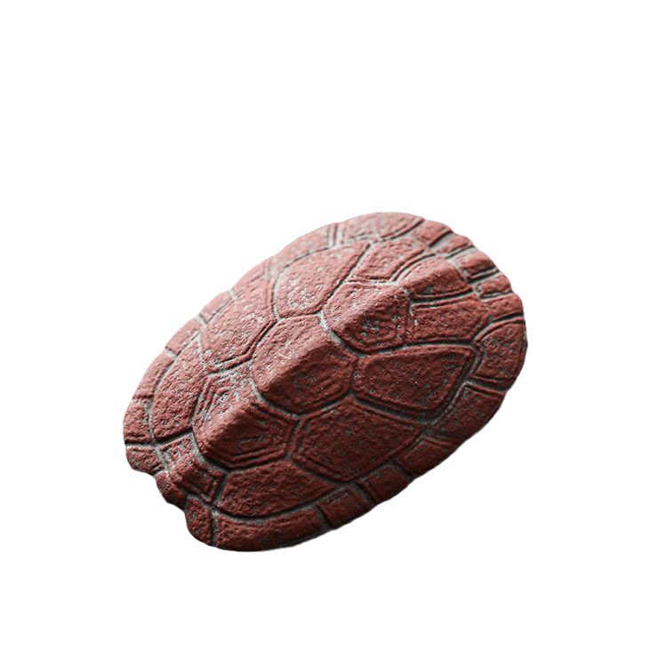 硃砂紅龜甲茶則