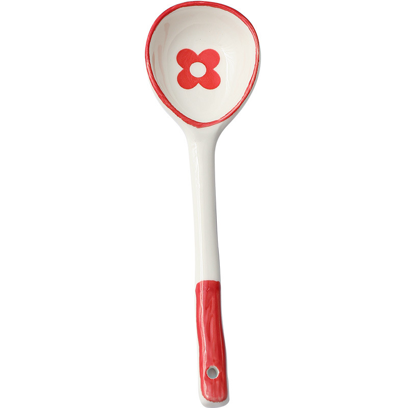 日式長柄喝湯小勺子