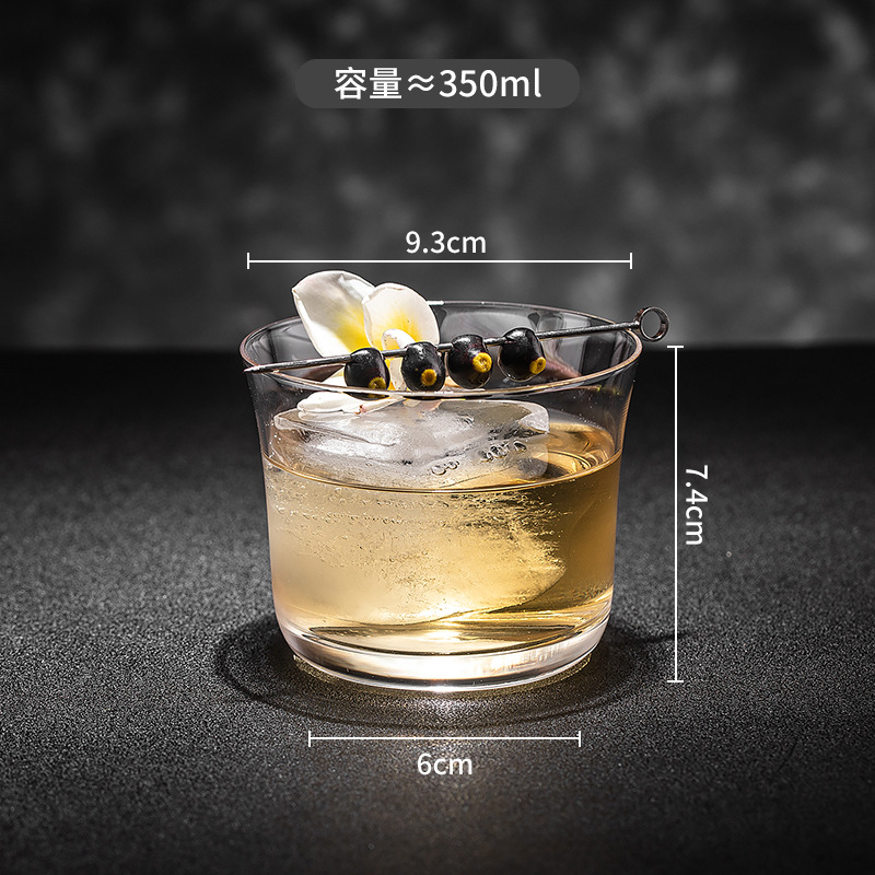 水晶雞尾酒拿鐵咖啡杯
