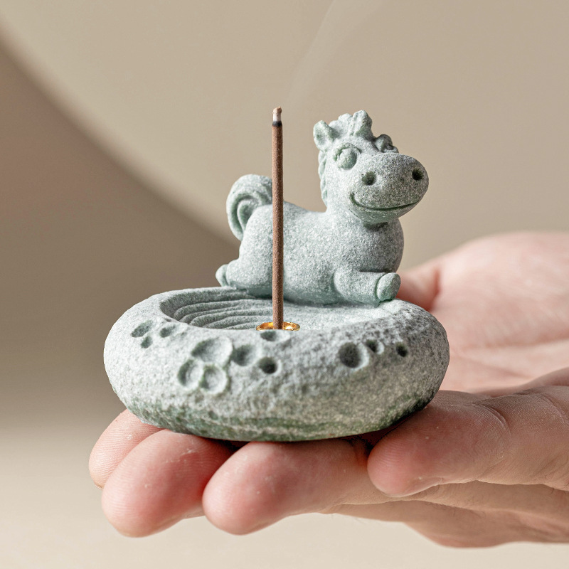 十二生肖香插擺件