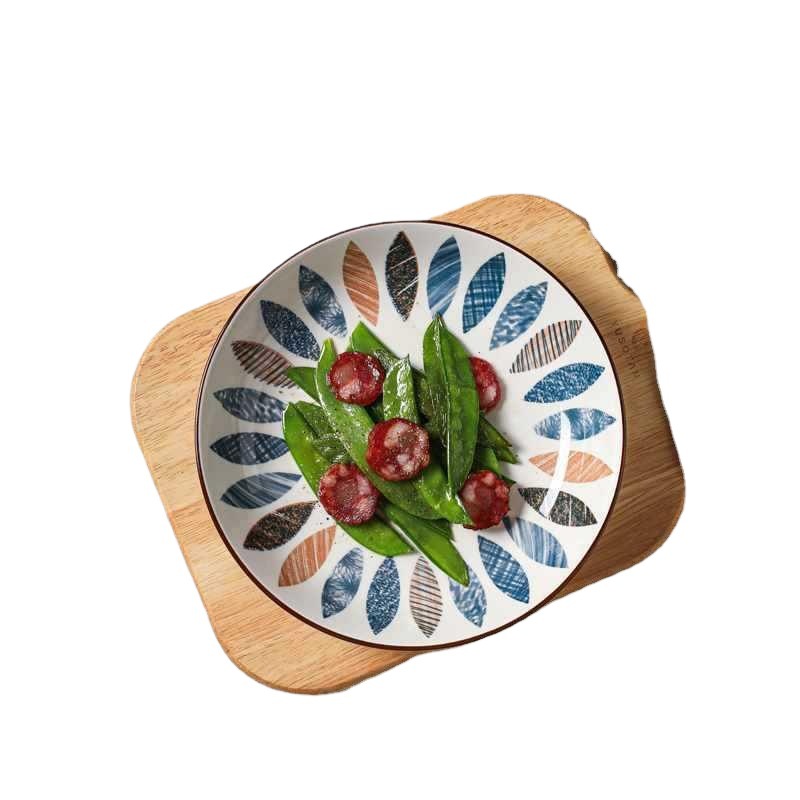 日式圓形餐碟盤